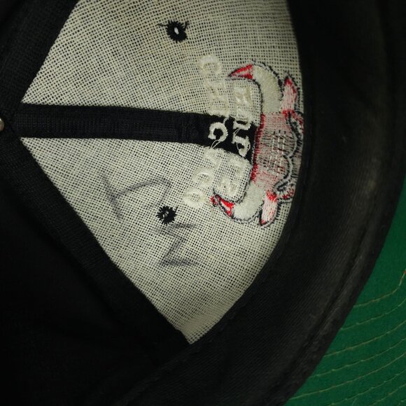 AJD Chicago Bulls Baseball Cap Hat NBA Snapback Vintage 90s Embroidered Logo - Picture 7 of 14